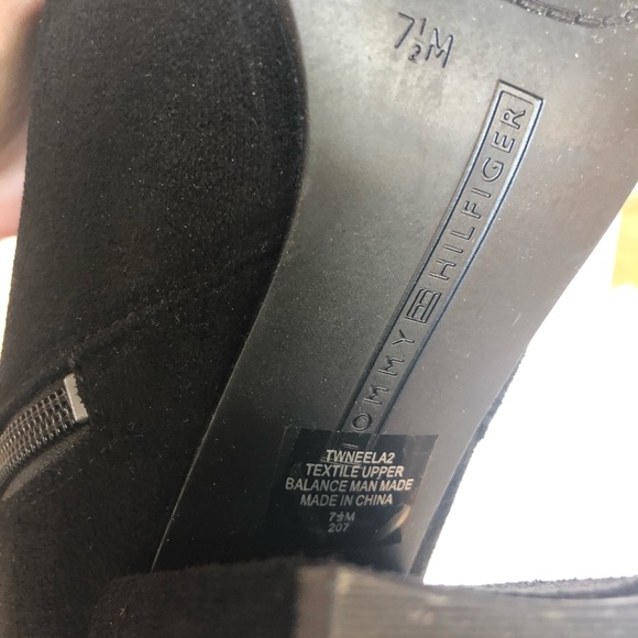 Tommy Hilfiger Black Neela2 Knee High Riding Boots - Picture 12 of 16